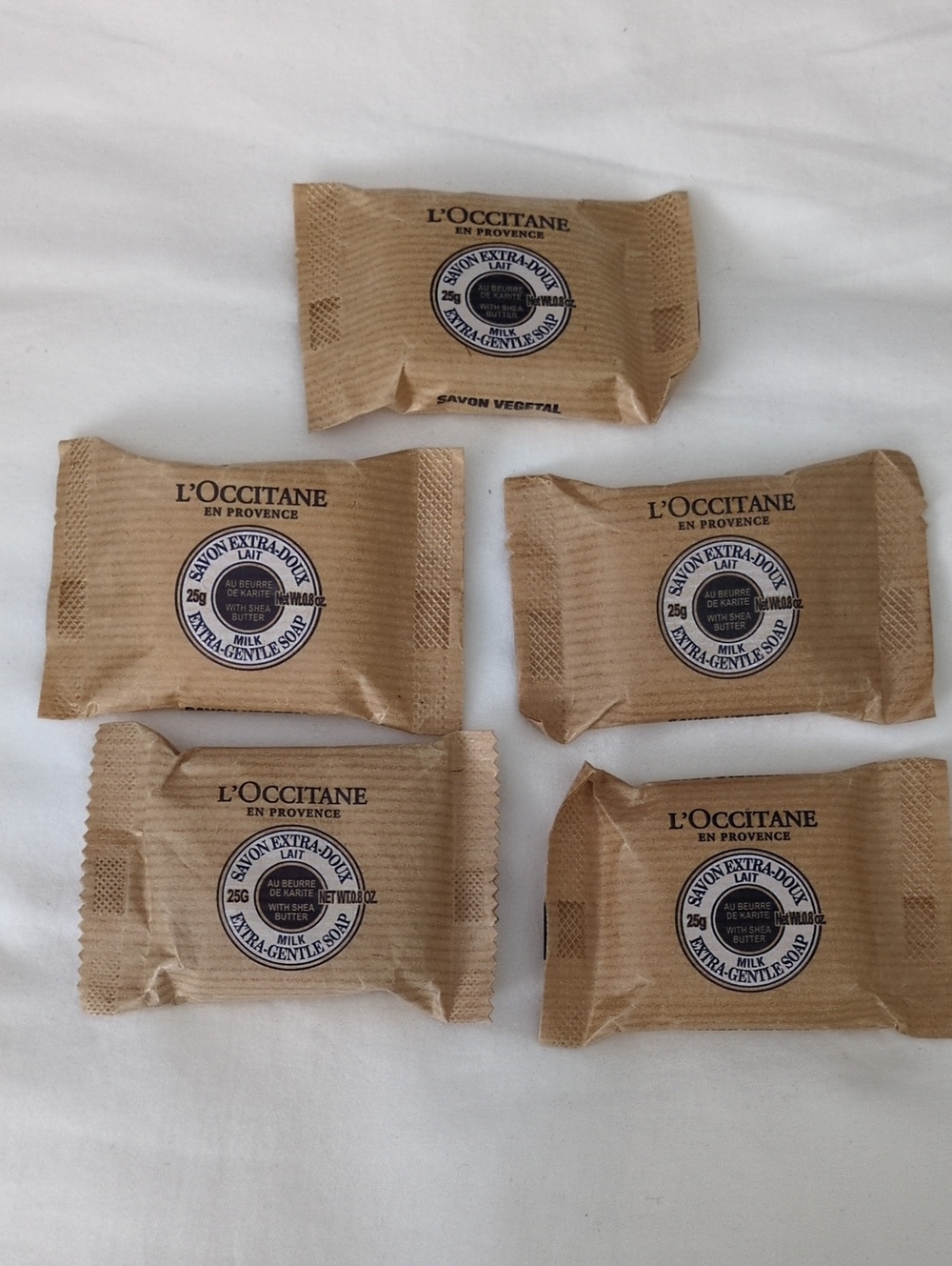 L'OCCITANE Travel Size Soap Bars - Lait/Milk